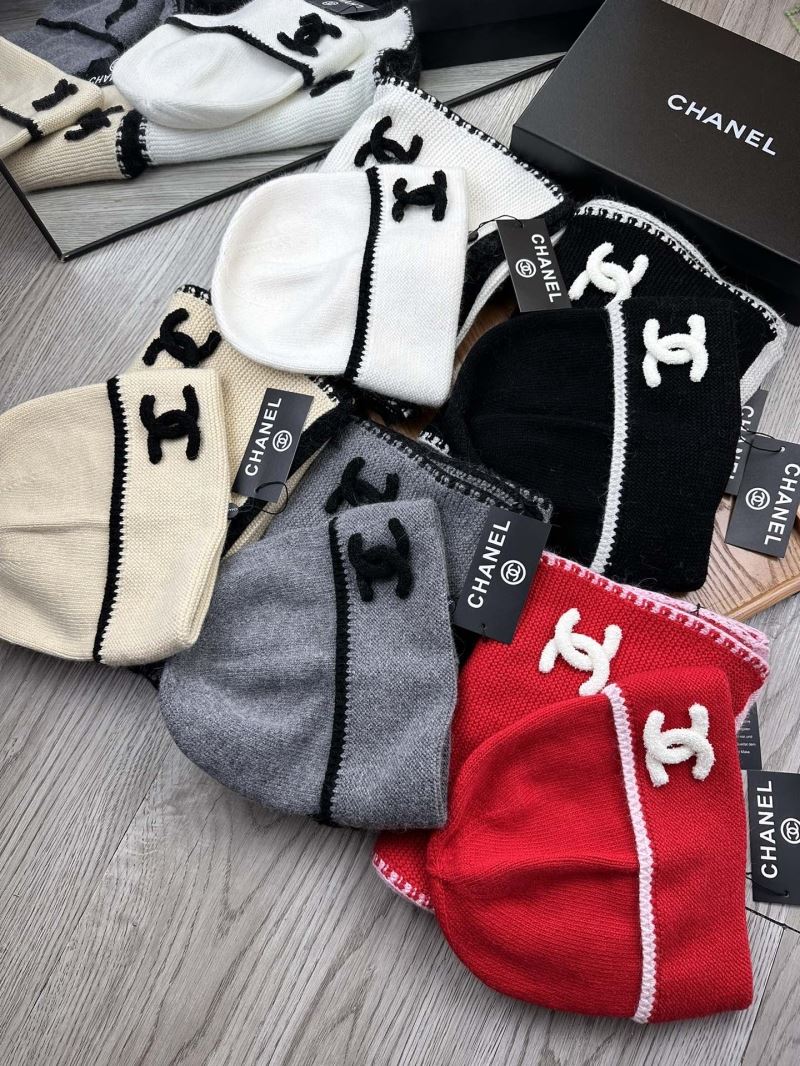 Chanel Caps Scarfs